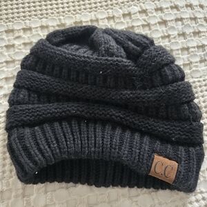 C.C Kids Charcoal Knit Beanie